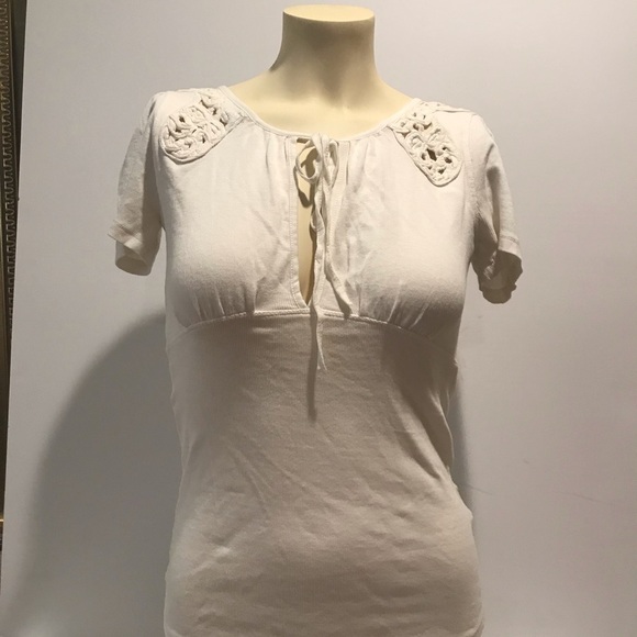 Free People Other - Freepeople shirt top cream color Sz SP